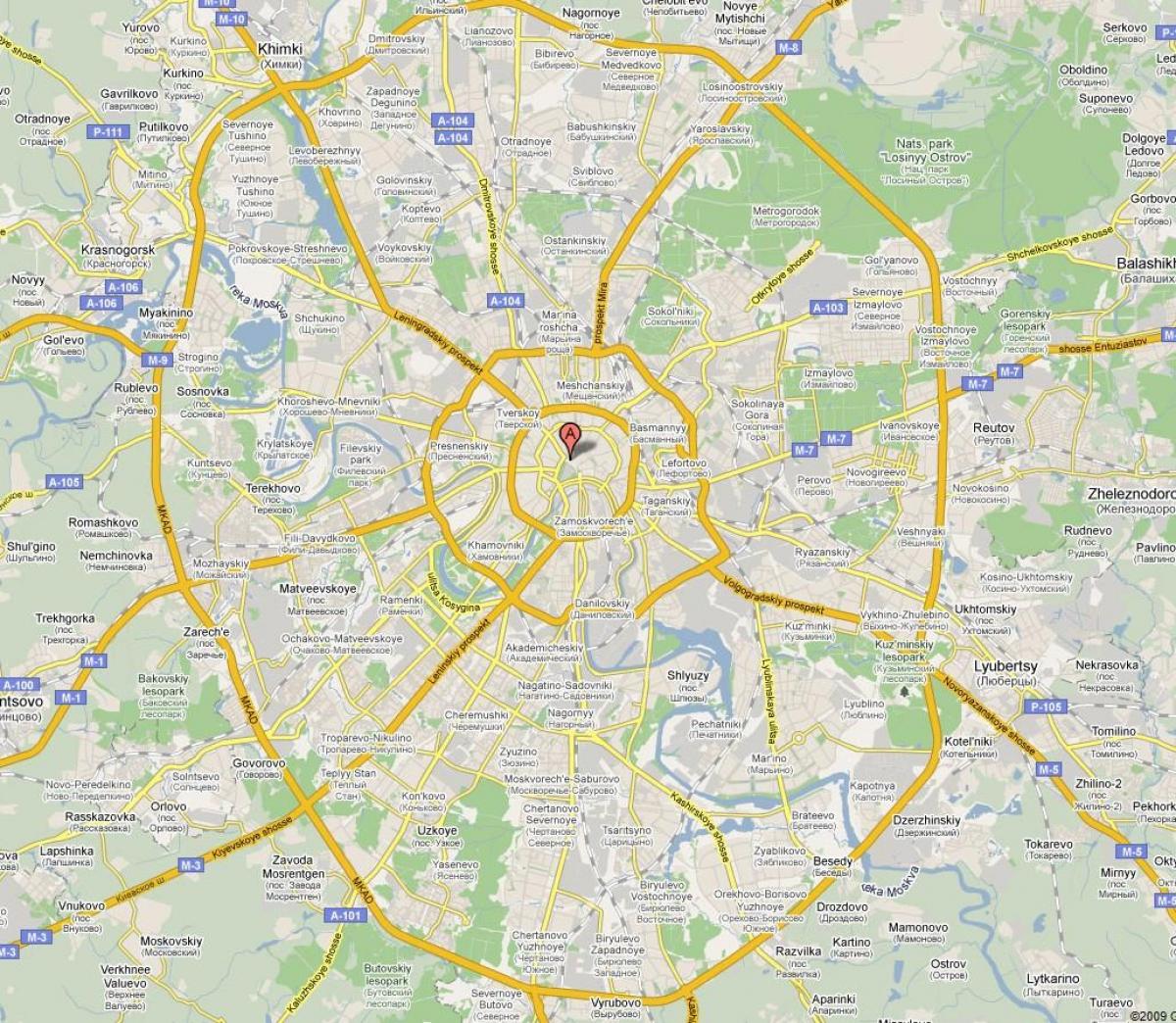 Москва мапи предграђе
