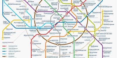 Метро у Москви карта