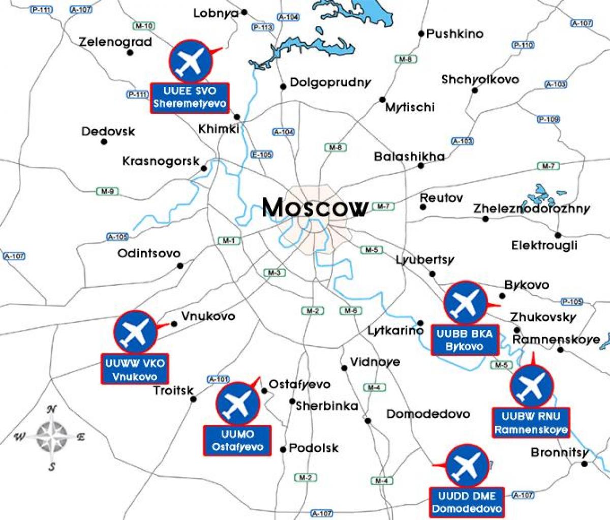 Карта Москве аеродром терминал