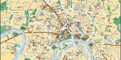 Карта Москве