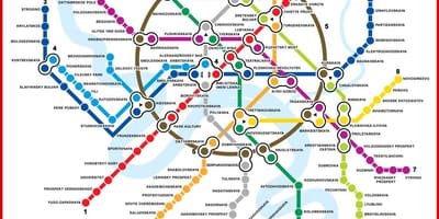 Карта Москве метроа