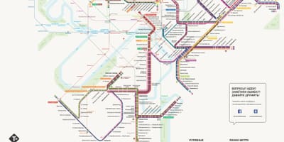 Карта Москве трамвај