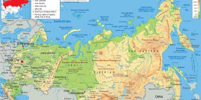 Русија Москва карта