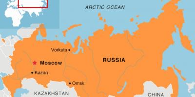 Москва локација на мапи
