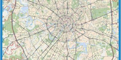 Москва топографска карта