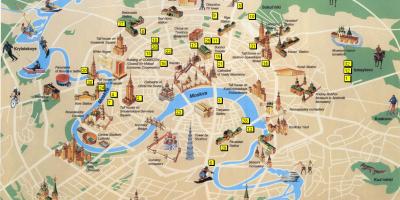Туристичка карта Москве