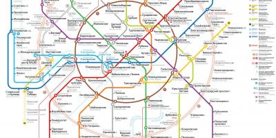 Москва саобраћајна карта
